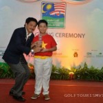 Young Golfer Dang Quang Anh winner
